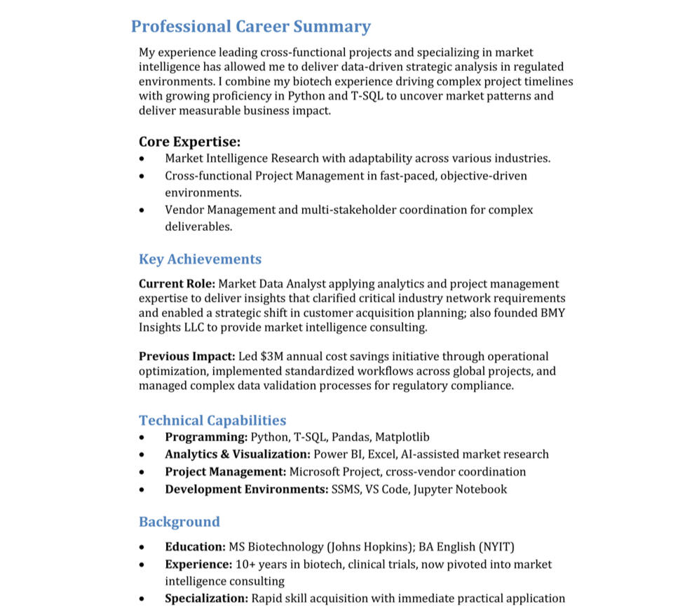 Founder CV for Review on (GitHub)